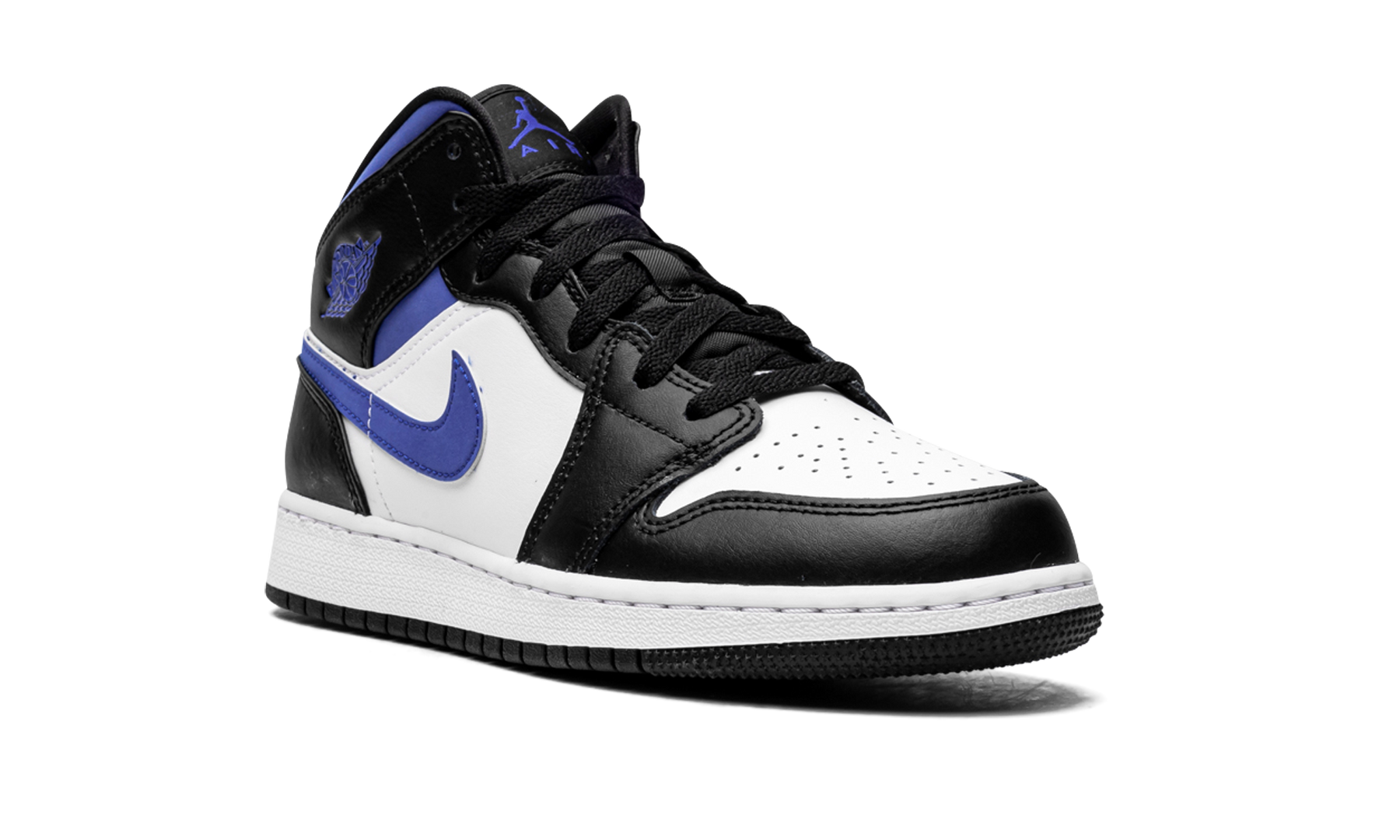 Air Jordan 1 Mid GS Racer Blue / Black / White 554725 140