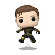 Funko Pop! Marvel's Spiderman No Way Home: (Black/Gold) (Unmasked) Figure (AAA Anime Exclusive)