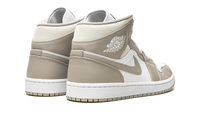 Air Jordan 1 Mid Linen / College Grey 554724 082