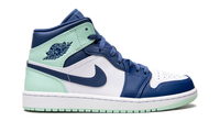 Air Jordan 1 Mid Blue Mint 554724 413