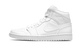 Air Jordan 1 Mid Triple White 554724 130