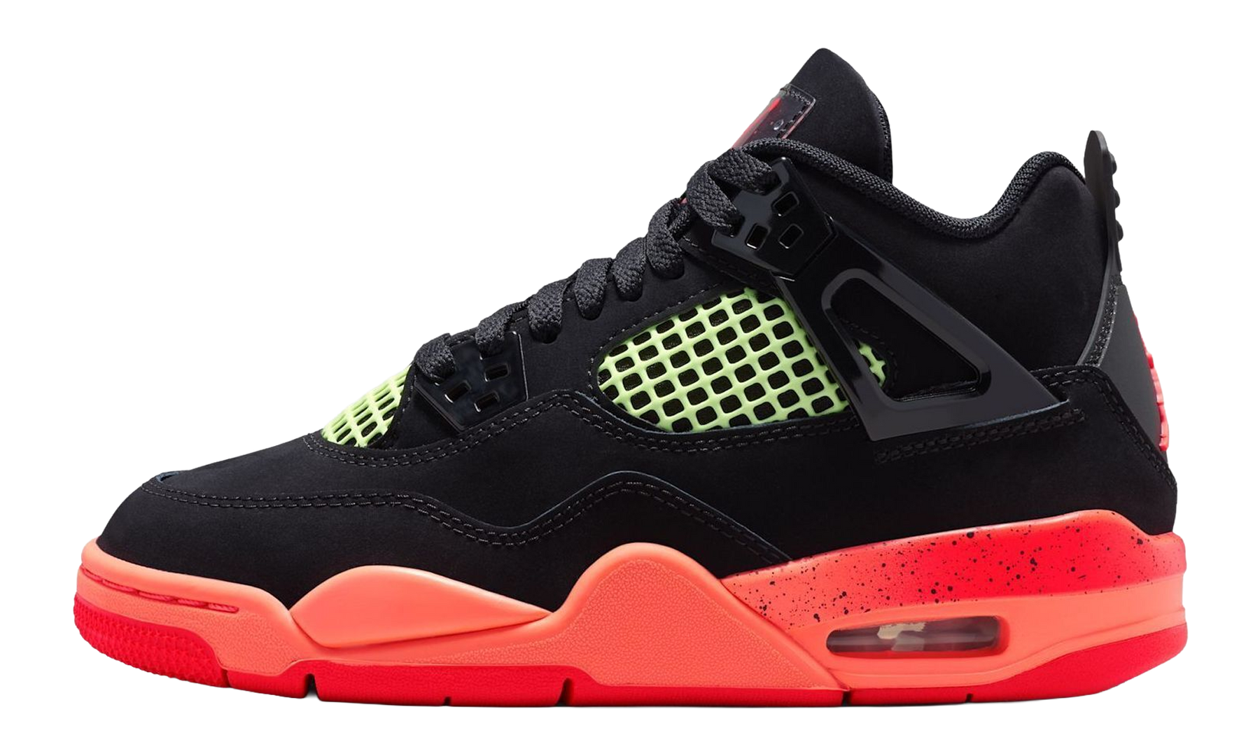 Air Jordan 4 Retro GS Black Infrared Barely Volt II1271 001