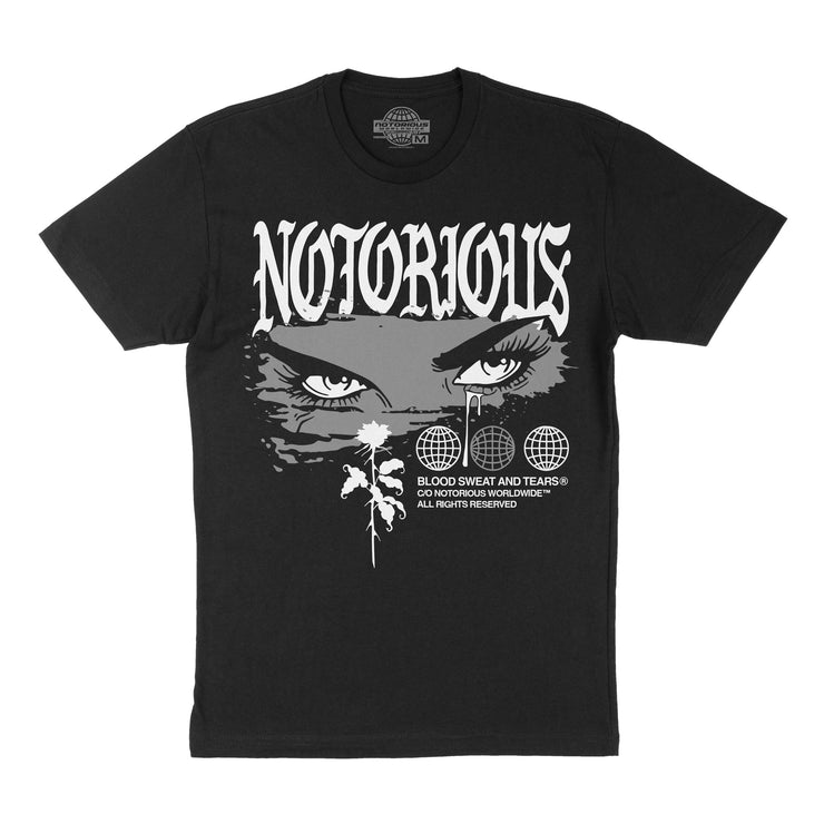 Notorious Blood Sweat and Tears Gray Tee