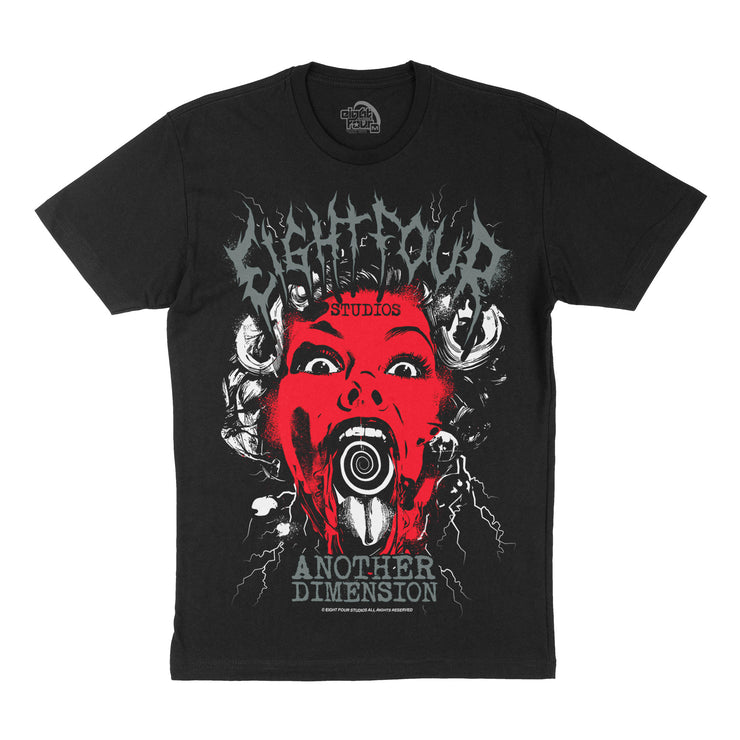 Eight Four Studios Another Dimension Black & Red Tee