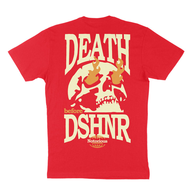 Notorious Death Before DSHNR Tee Red