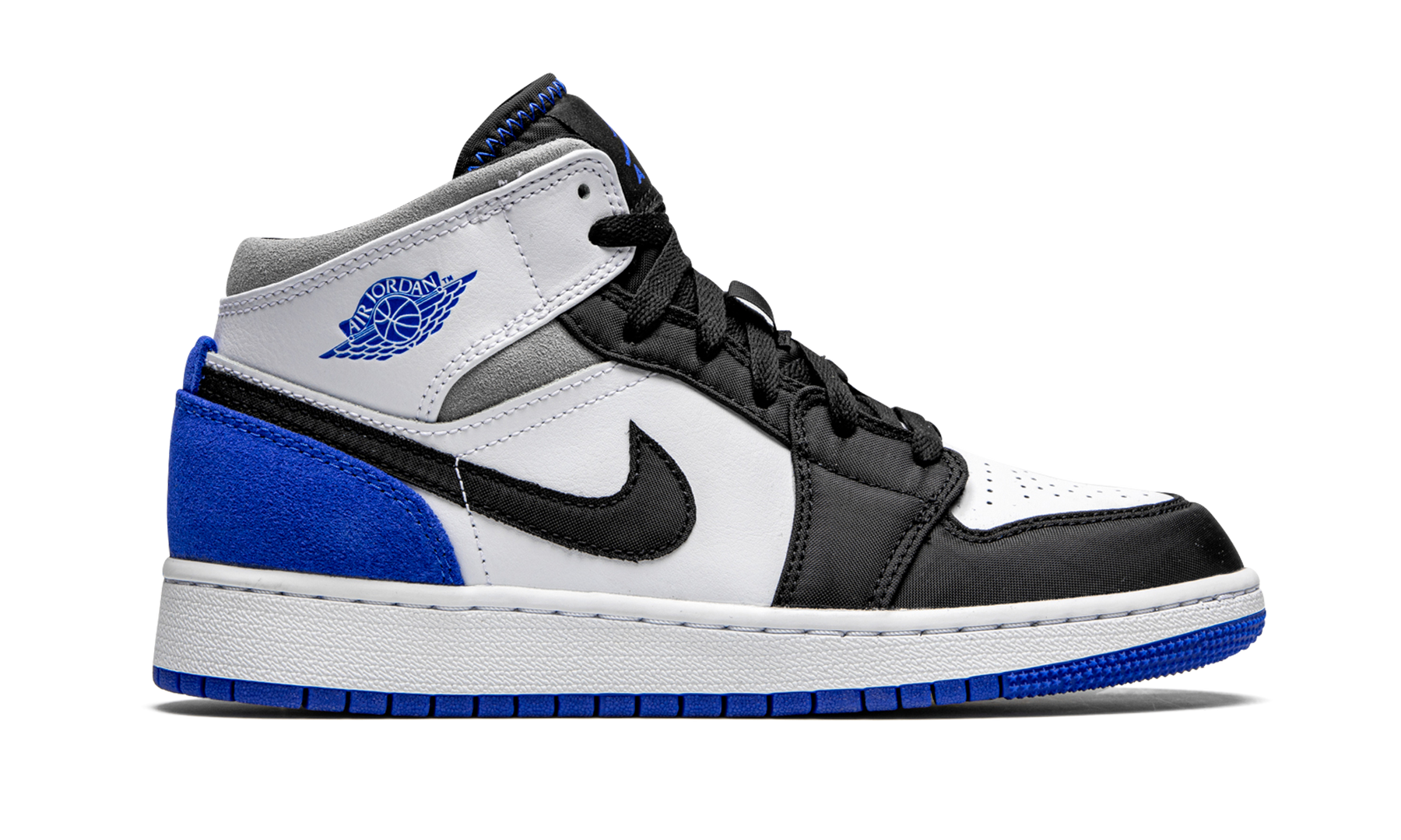 Air Jordan 1 Mid GS Royal White BQ6931 102