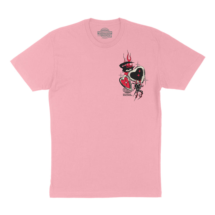 Notorious Heartless Rose Valentine Tee