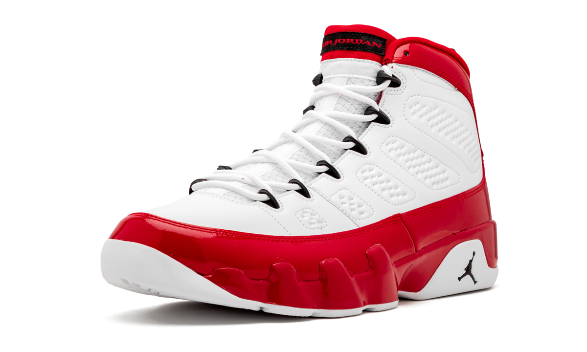 Air Jordan 9 White/Red/Black 302370 160
