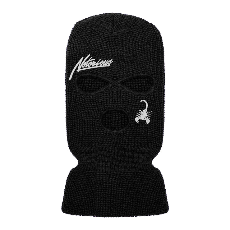 Notorious Scorpion Ski Mask Black/white