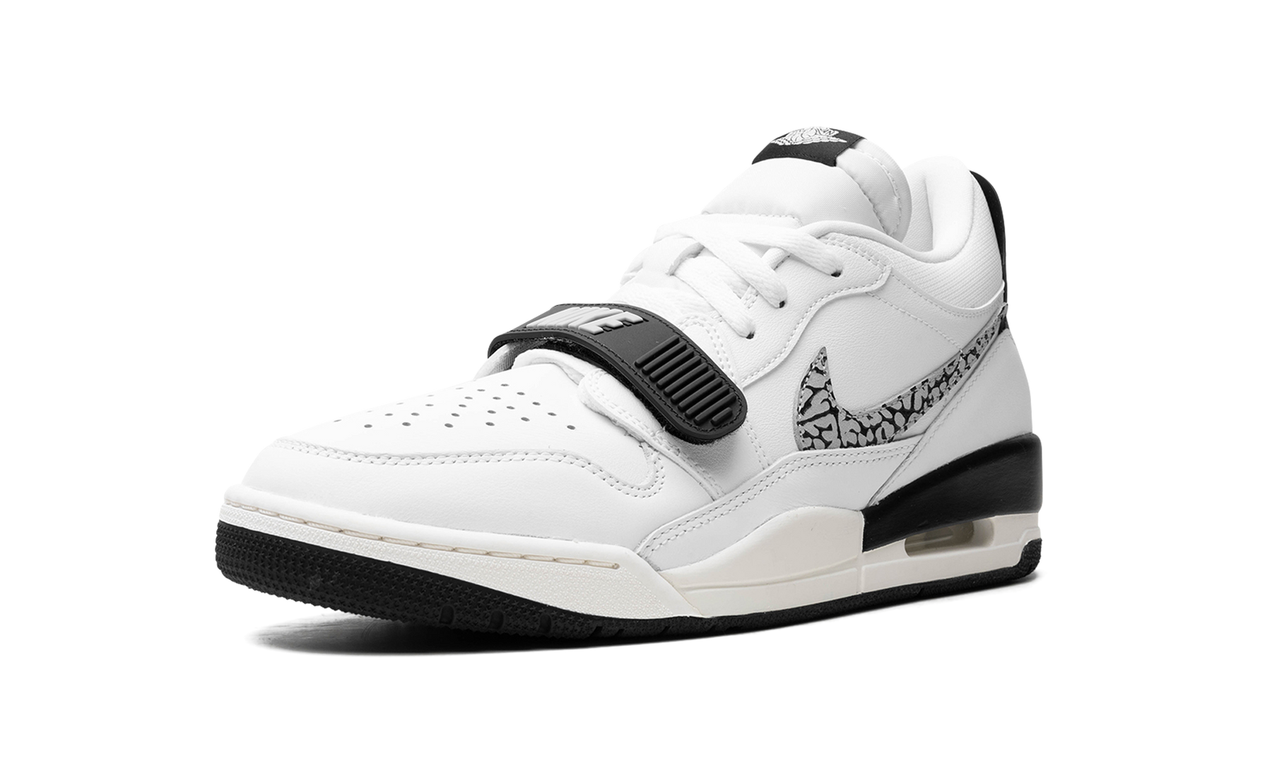 Air Jordan Legacy 312 Low White Black Elephant Swoosh CD7069 110