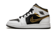 Air Jordan 1 Mid GS White / Gold / Black 554725 190