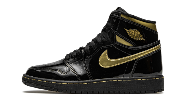 Air Jordan 1 Retro High OG GS Black Metallic Gold 575441 032