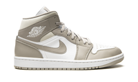 Air Jordan 1 Mid Linen / College Grey 554724 082