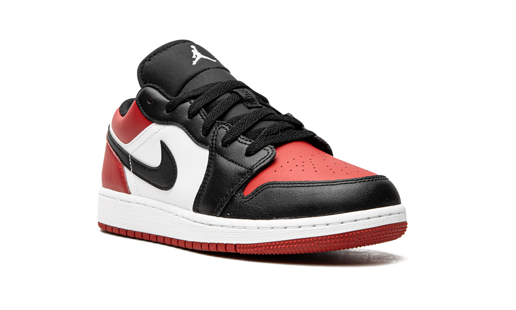 Air Jordan 1 Low GS Bred Toe 553560 612