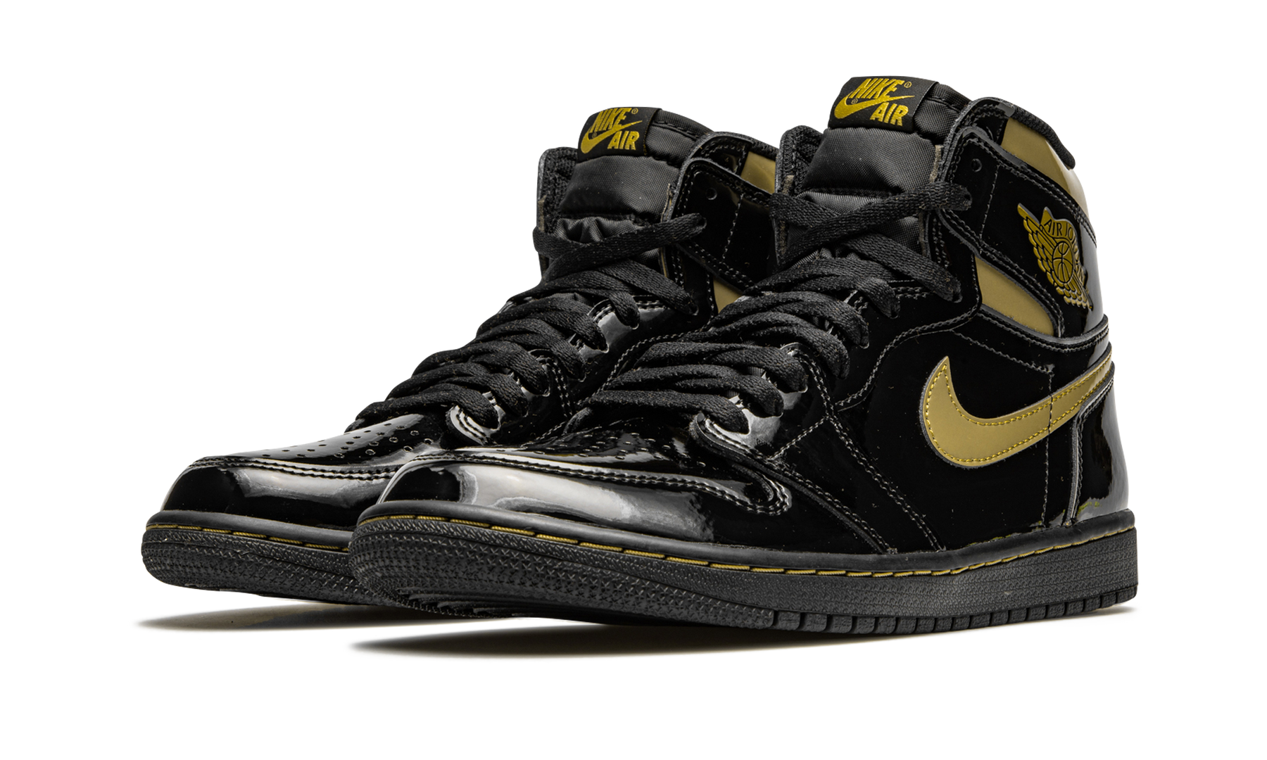 Air Jordan 1 Retro High OG Black Metallic Gold 555088 032