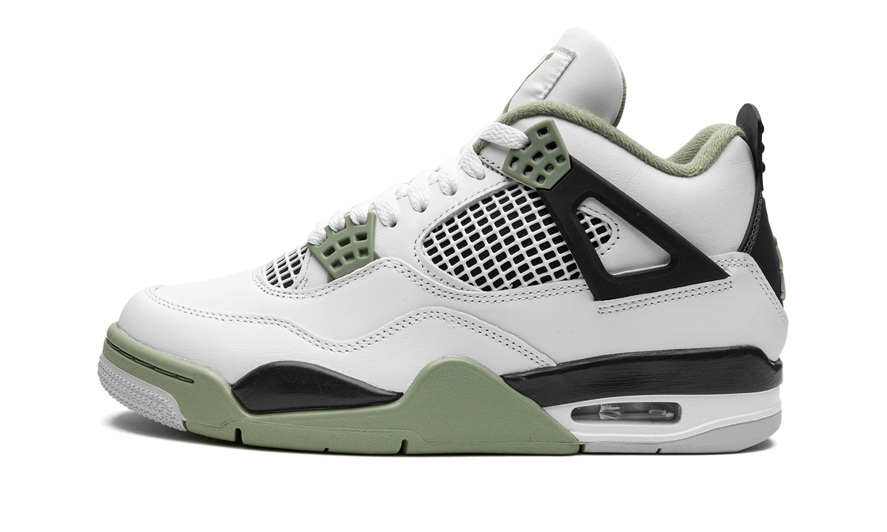 Air Jordan 4 Retro WMNS Seafoam Oil Green AQ9129 103