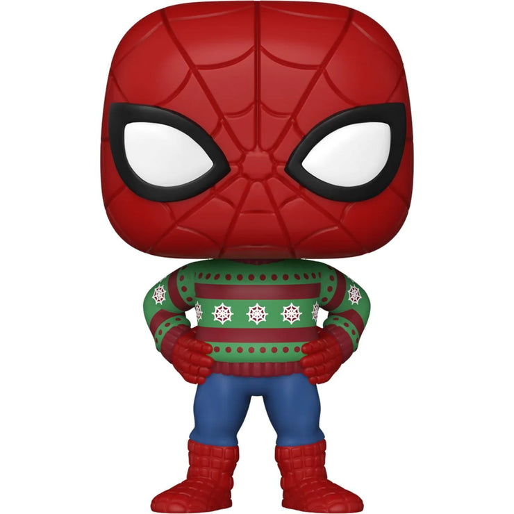 Funko Pop! Marvel Holiday 2023 Spider-Man Sweater Vinyl Figure 