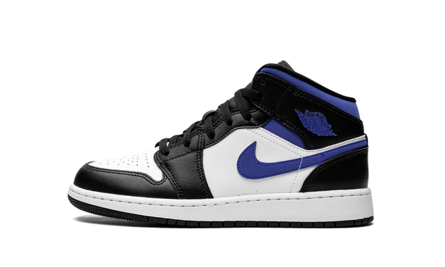Air Jordan 1 Mid GS Racer Blue / Black / White 554725 140