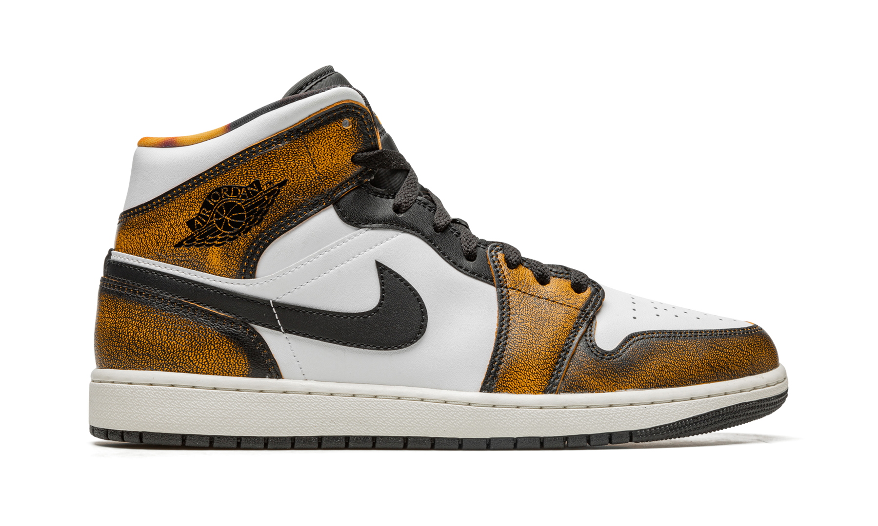 Air Jordan 1 Mid SE Orange Wear Away DQ8417 071