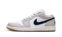 Jordan 1 Low Midnight Navy Neutral Grey 553558 146