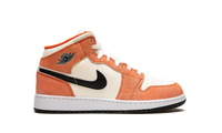 Air Jordan 1 Mid SE GS Orange Suede DV1336 800