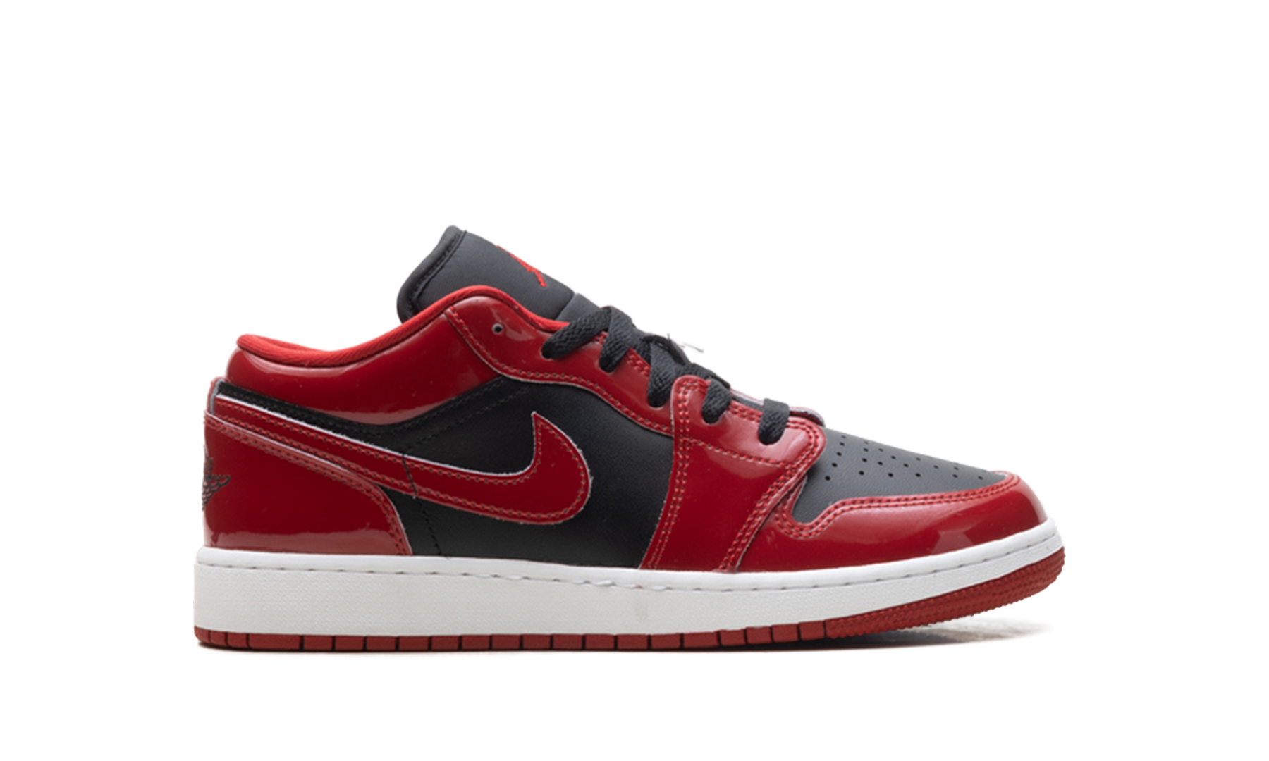 Air Jordan 1 Low SE GS Patent Bred HV4396 006