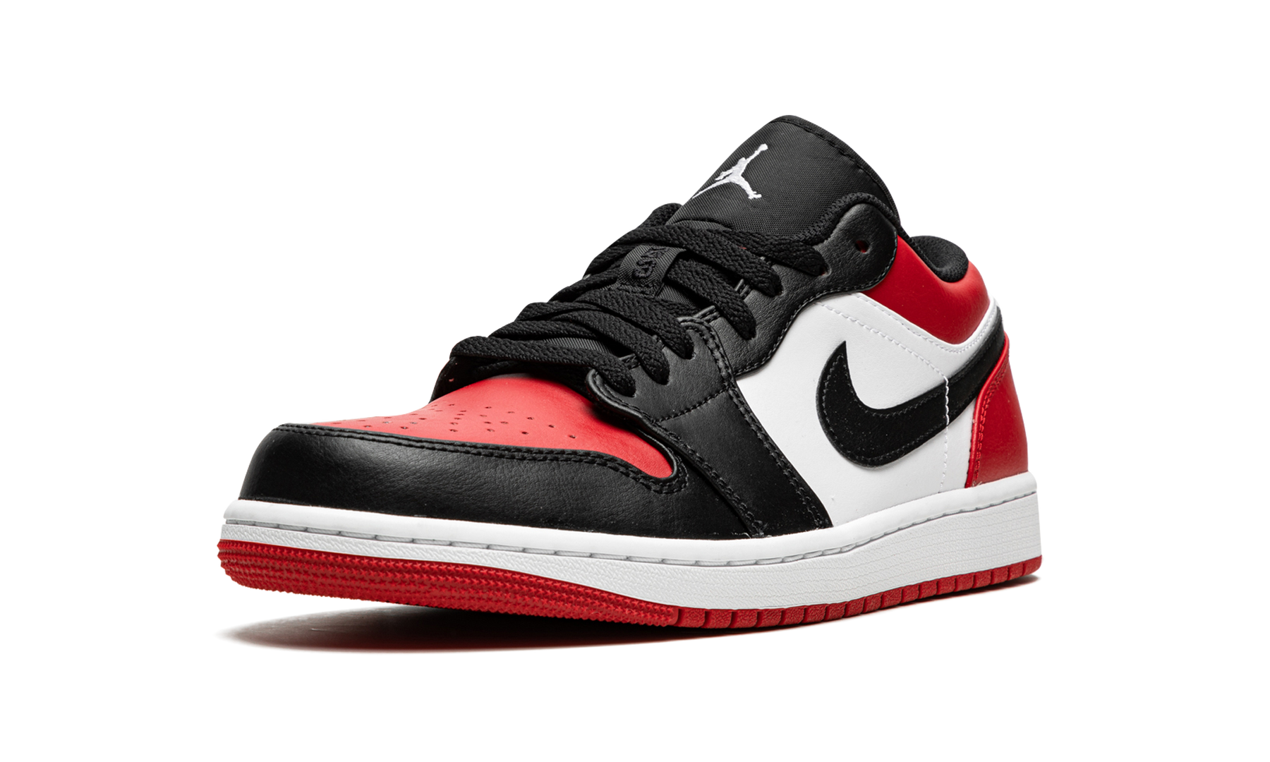 Air Jordan 1 Low Bred Toe 553558 612