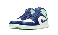 Air Jordan 1 Mid GS Blue Mint 554725 413