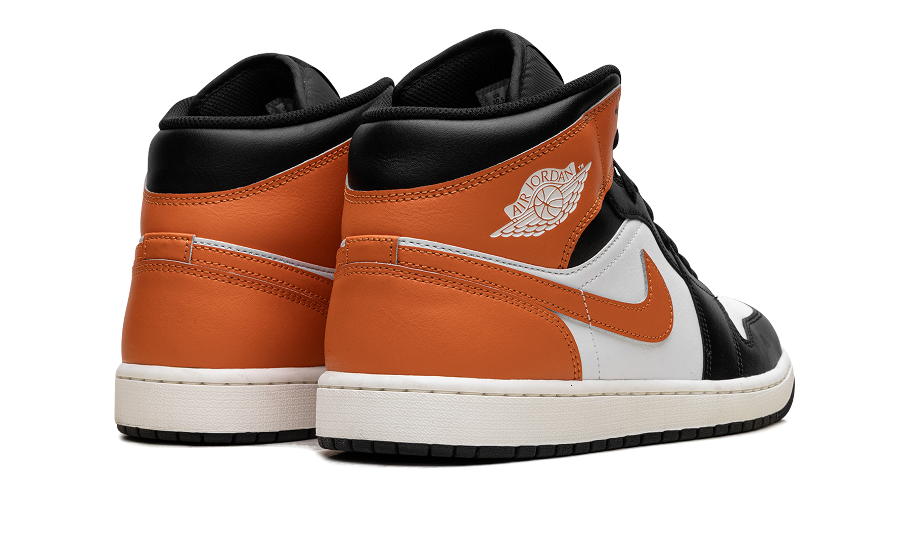 Air Jordan 1 Mid Black Toe Starfish DQ8426 801
