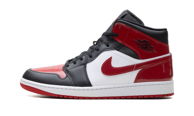 Jordan 1 Mid SE Patent Bred Toe HV4091 006