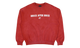 Air Jordan x Nigel Sylvester Brick After Brick Fleece Crewneck Sweatshirt Vermilion / Sail IQ8154 671