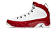 Air Jordan 9 White/Red/Black 302370 160