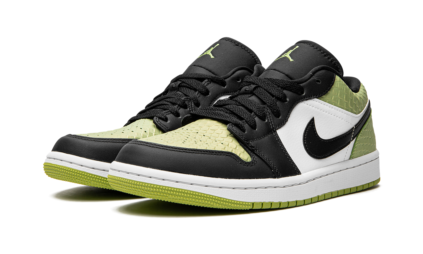AIR JORDAN 1 LO SE WMNS Vivid Green Snakeskin DX4446 301