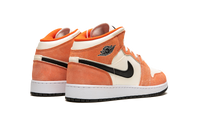 Air Jordan 1 Mid SE GS Orange Suede DV1336 800