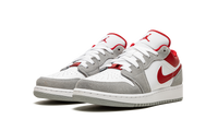 Air Jordan 1 Low SE GS Smoke Grey Gym Red DM0589 016