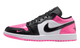 Air Jordan 1 Low SE WMNS Black Pinksicle Patent IV2446 684