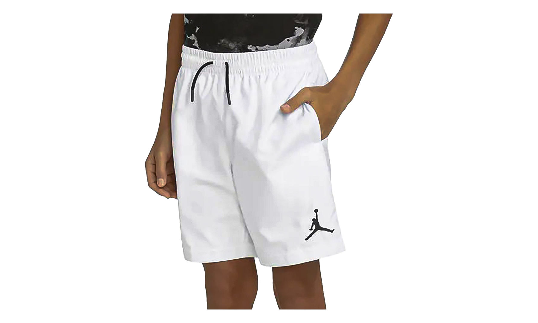AIR JORDAN JUMPMAN WOVEN PLAY SHORTS White / Black 95B466 001