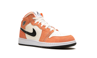 Air Jordan 1 Mid SE GS Orange Suede DV1336 800