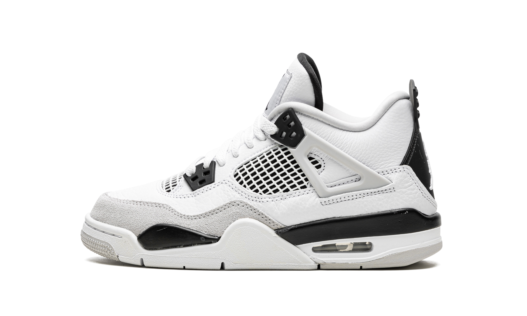Air Jordan 4 Retro GS Military Black 408452 111