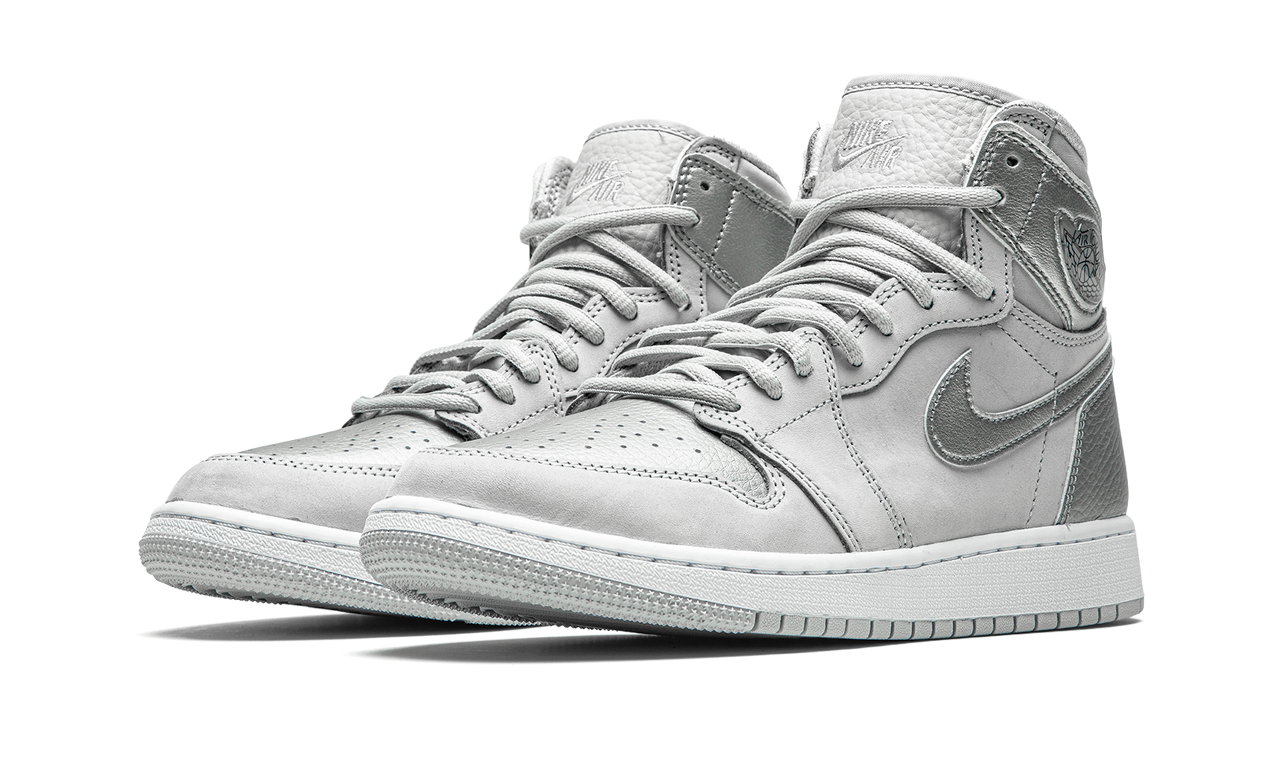 Air Jordan 1 High OG GS Co.JP - Metallic Silver 575441 029
