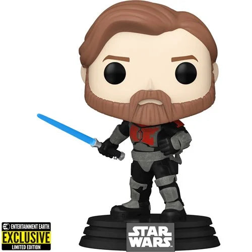 Funko Pop! Star Wars Clone Wars Obi-Wan Kenobi Mandalorian Armor EE Exclusive 