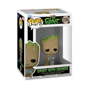 Funko Pop! Marvel: I Am Groot - Groot w/ Grunds