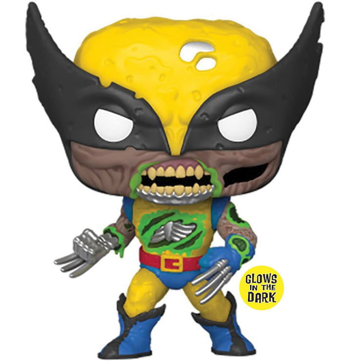 Funko Pop! Marvel Zombies Wolverine Glow-in-the-Dark Vinyl Figure - Entertainment Earth Exclusive