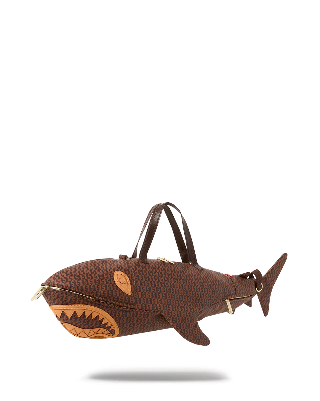 SPRAYGROUND BACKPACK SHARK SHAPE CHECK SAVAGE Unisex Green
