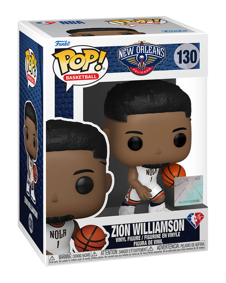 Funko Pop! Basketball NBA New Orleans Pelicans Zion Williamson (City Edition Jersey) Figure 