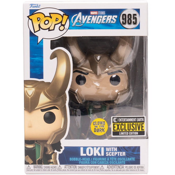 Funko POP! Avengers Loki with Scepter 