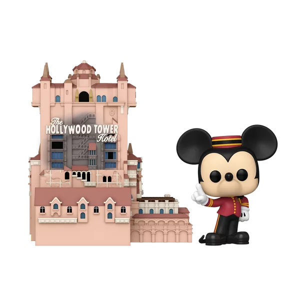 Funko Pop! Town: Walt Disney World 50th Anniversary - Tower of Terror with Mickey Vinyl Figure